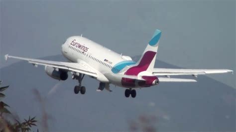 Eurowings Airbus D Agwi Take Off Malaga Lemg Youtube