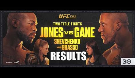 Ufc 285 Results Jones Vs Gane Mmanuts