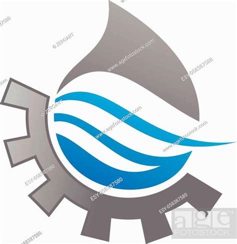 Natural logo. Water energy logo, Stock Vector, Vector And Low Budget ...