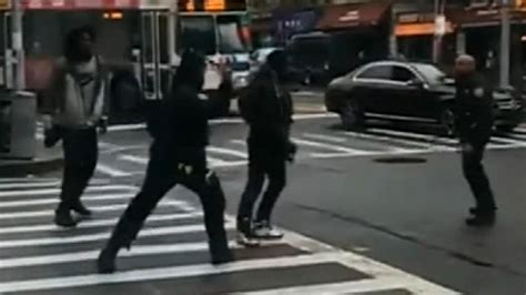 Nypd Officers In Violent Altercation During Arrest Caught On Video