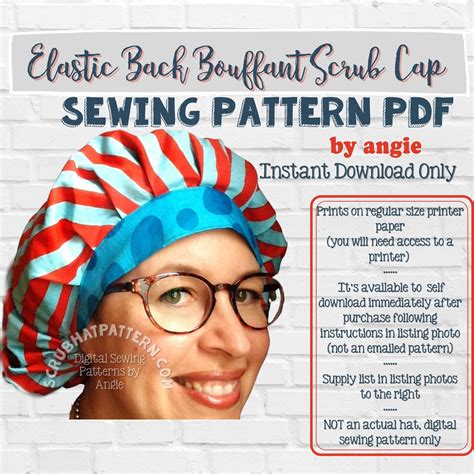 Scrub Hat Patterns Scrub Caps Pattern Hat Patterns To Sew Cap