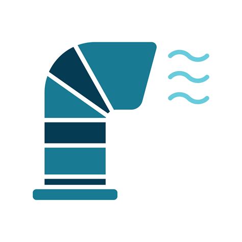 Air vent line icon. Ventilation, airflow, duct, HVAC system, air