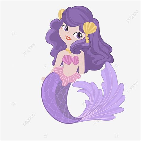 Mermaid Marine Mermaid Cat Purple Mermaid Mermaid Background