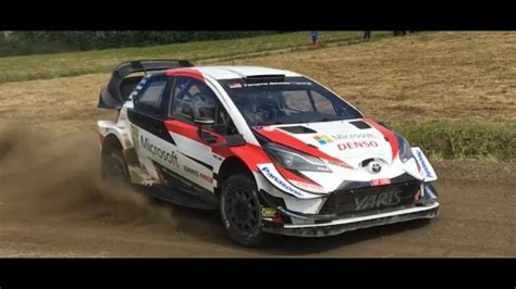 Jari-Matti Latvala Rally Finland 2019 test Toyota Yaris WRC - YouTube