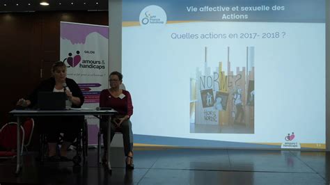 Salon Amours Handicaps Conférence 1 Handicap et sexualité