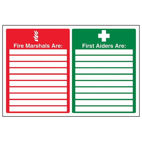 Fire Marshals First Aiders Landscape Eureka Direct