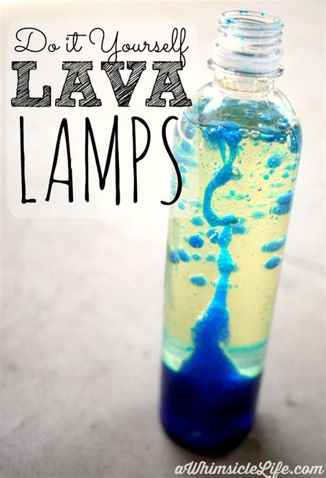 Make Your Own Lava Lamp Easy Kid Science Activity Water Bottle