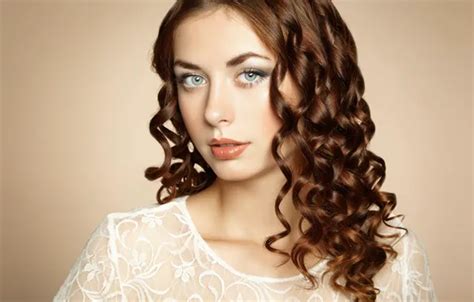 Wallpaper makeup, curls, sponge, photographer Olga Kudryashova, Olga ...