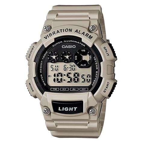 Promo Jam Tangan Pria Casio General W 735h 8a2vdf Vibration Alarm Grey