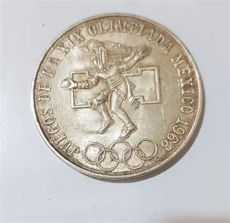 Moneda Olimpica 25 Pesos 1968 MercadoLibre