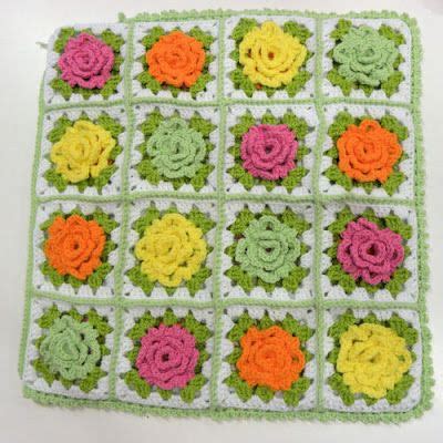 Blij Dat Ik Brei Granny Rose Crochet Granny Granny Square Crochet