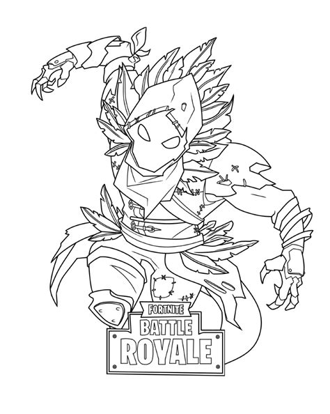 Dibujos De Fortnite Battle Royale Para Colorear Descargar E Imprimir