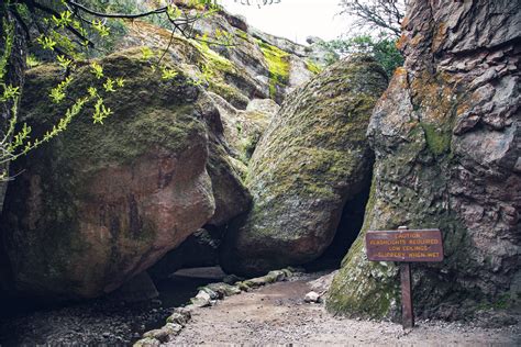 Bear Gulch Cave Trail And Reservoir Pinnacles National Park — Flying