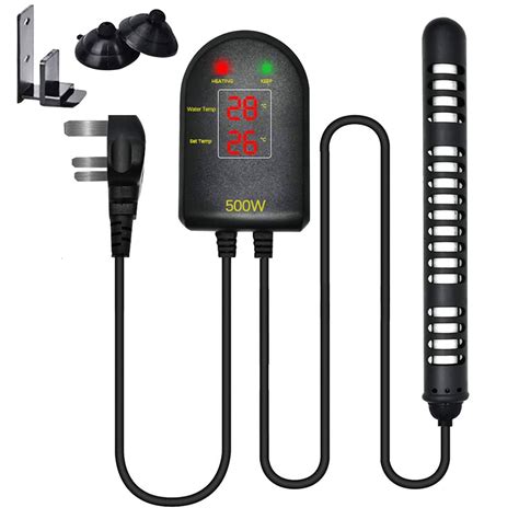 Buy Sgizoku Aquarium Heater 500W Submersible Fish Tank Heater With