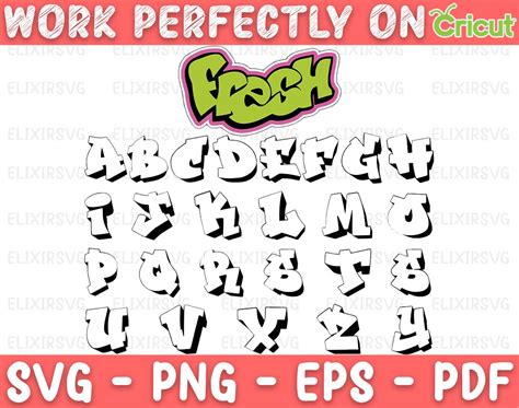 Fresh Prince Font Svg Fresh Prince Alphabet Fresh Prince Etsy Israel