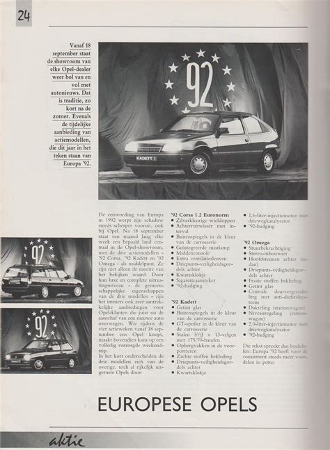 1989 Opel 92 Actiemodellen Dennis Elzinga Flickr