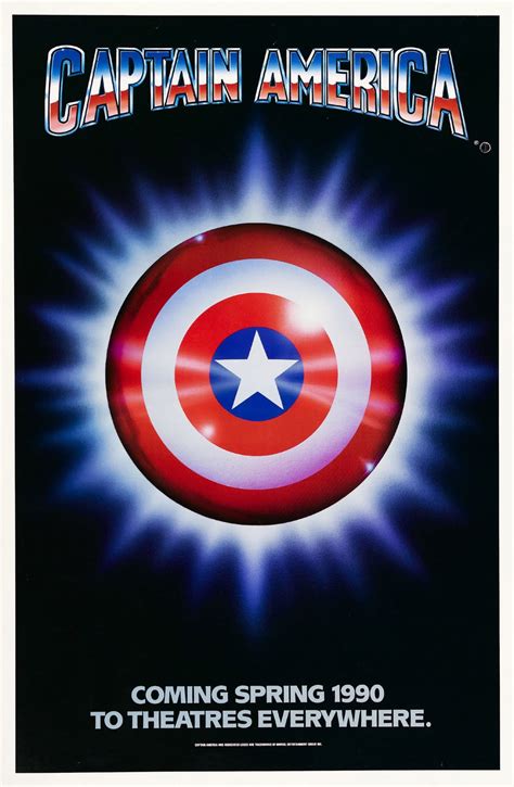 Movie Poster Captain America 1990