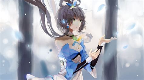 anime Girls, Green Eyes, Luo Tianyi, Vocaloid Wallpapers HD / Desktop ...