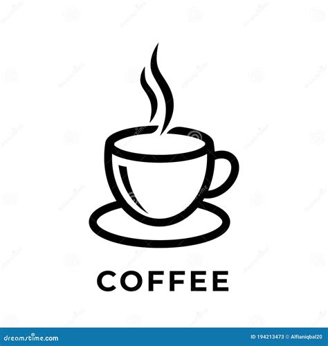 Ilustración De Diseño Vectorial De Icono De Taza De Café Vector De