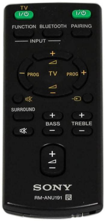 Mandis Sony Rm Anu Replacement Remote Control Instructions