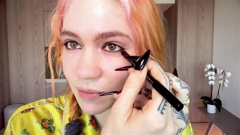 Grimes Does Her Pregnancy Skin Care and Psychedelic Makeup Routine | Vogue