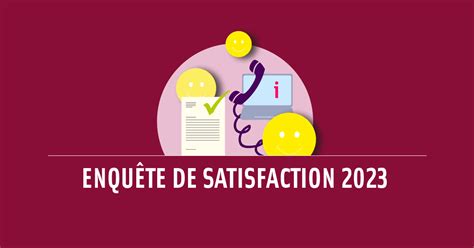 Lancement de lenquête de satisfaction 2023 Vivre ensemble Foire aux