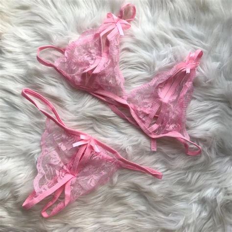 3 Set Sexy Lingerie Set Bra Panty For Women Crotchless Underwear For Hot Sex Bikini T Back