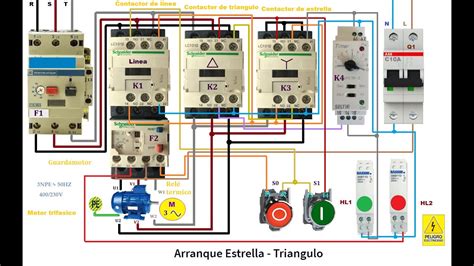 Arranque Estrella Triangulo El Ctrico Youtube