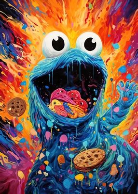 Cookie Monster Abstract Posters Prints By Ed Ramos Printler