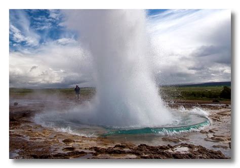 Geyser ! | View Large ! Strokkur erupts every 8 minutes thro… | Flickr