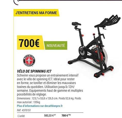 Offre V Lo De Spinning Ic Chez Decathlon