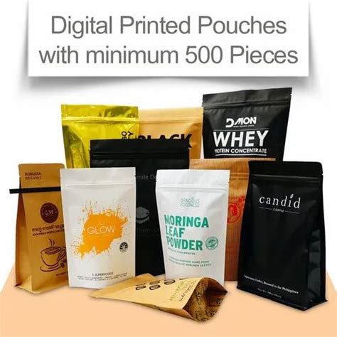 Custom Digital Printed Pouches Digital Printed Pouches Manufacturer