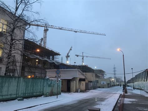 Строительство крупного клинического центра Волоколамское шоссе вл. 63