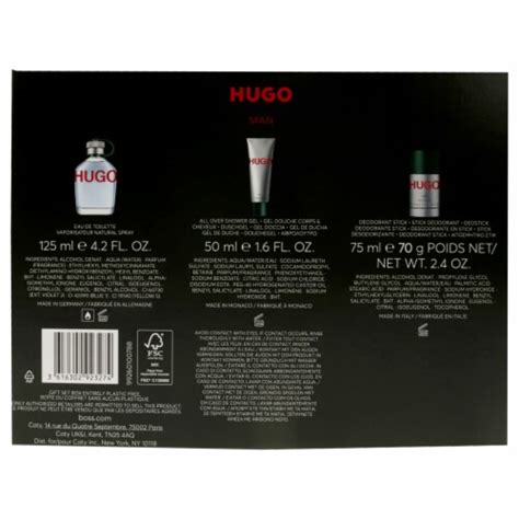 GIFT/SET HUGO BOSS MAN 3 PCS.: 4. By HUGO BOSS For MEN, 1 unit - Kroger