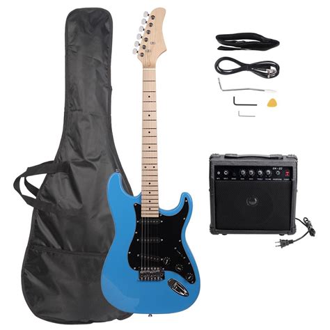 Zimtown Beginners 39" 6 String Electric Guitar with Amplifier, Blue - Walmart.com - Walmart.com