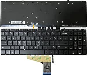 GinTai Teclado Retroiluminado De EE UU De Repuesto Para HP Spectre