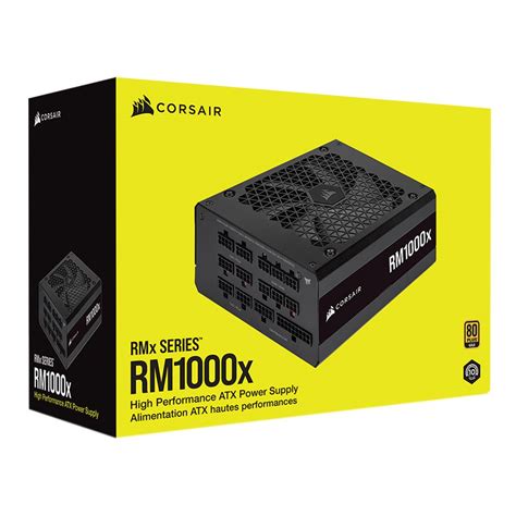 Corsair Rmx Series Rm1000x 1000 Watt 80 Plus Gold Atx Fully Modular