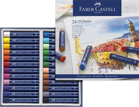 Faber Castell Large Oil Pastels 24 Set Faber Castell