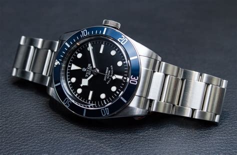 Tudor Black Bay 41mm Black Dial Blue Bezel Mens Automatic Bracelet