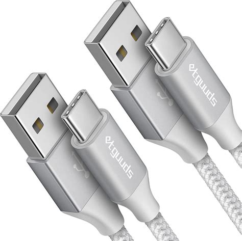 Amazon co jp etguuds USB Type C ケーブル QC3 0対応 急速充電 高速データ転送 高耐久ナイロン