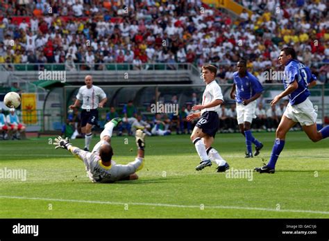 Soccer FIFA World Cup 2002 Quarter Final England V Brazil Stock