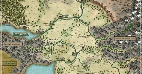 Pathfinder Rpg Map Of Korvosan Territory Curse Of The Crimson Throne