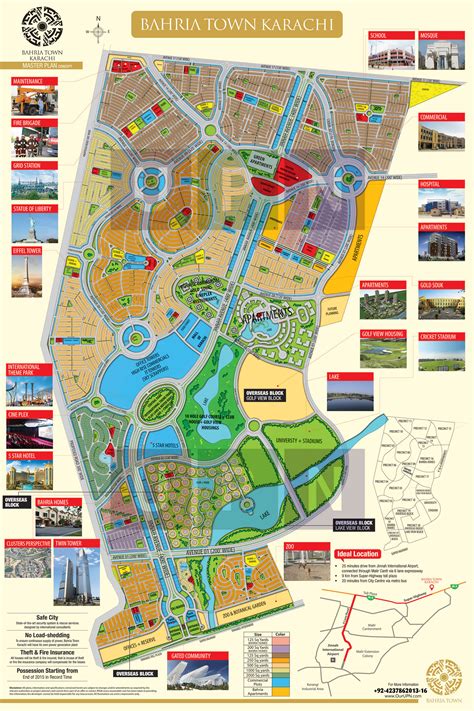 Bahria Town Karachi Satellite Map Blythe Starlene