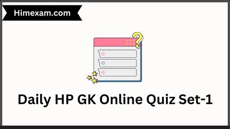 Daily HP GK Online Quiz Set 1 English Himexam