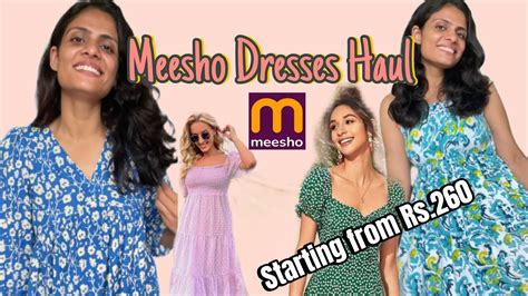 Huge Meesho Dresses Haul Everything Under Rs Starting From