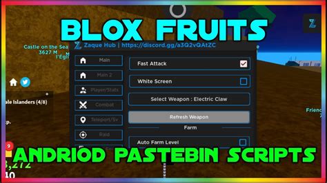 Blox Fruits Script Mobile Update Auto Farm Boss Farm Auto