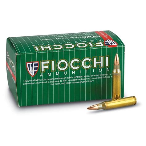 Fiocchi 223 Remington Fmjbt 55 Grain 1000 Rounds 115786 223