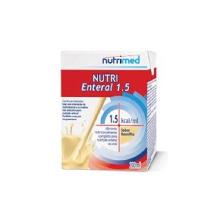 Nutri Enteral 1 5 Kcal ML Baunilha 200 ML Nutrimed Danone ORBI