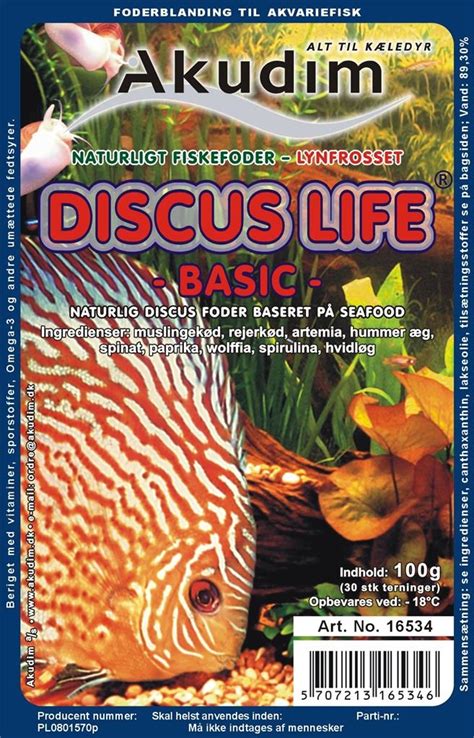 Discus Life Basic 100g Blisterpack