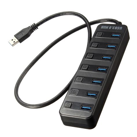 Dc Port Hub Usb Splitter Usb Hub Multi Interface Power Adapter